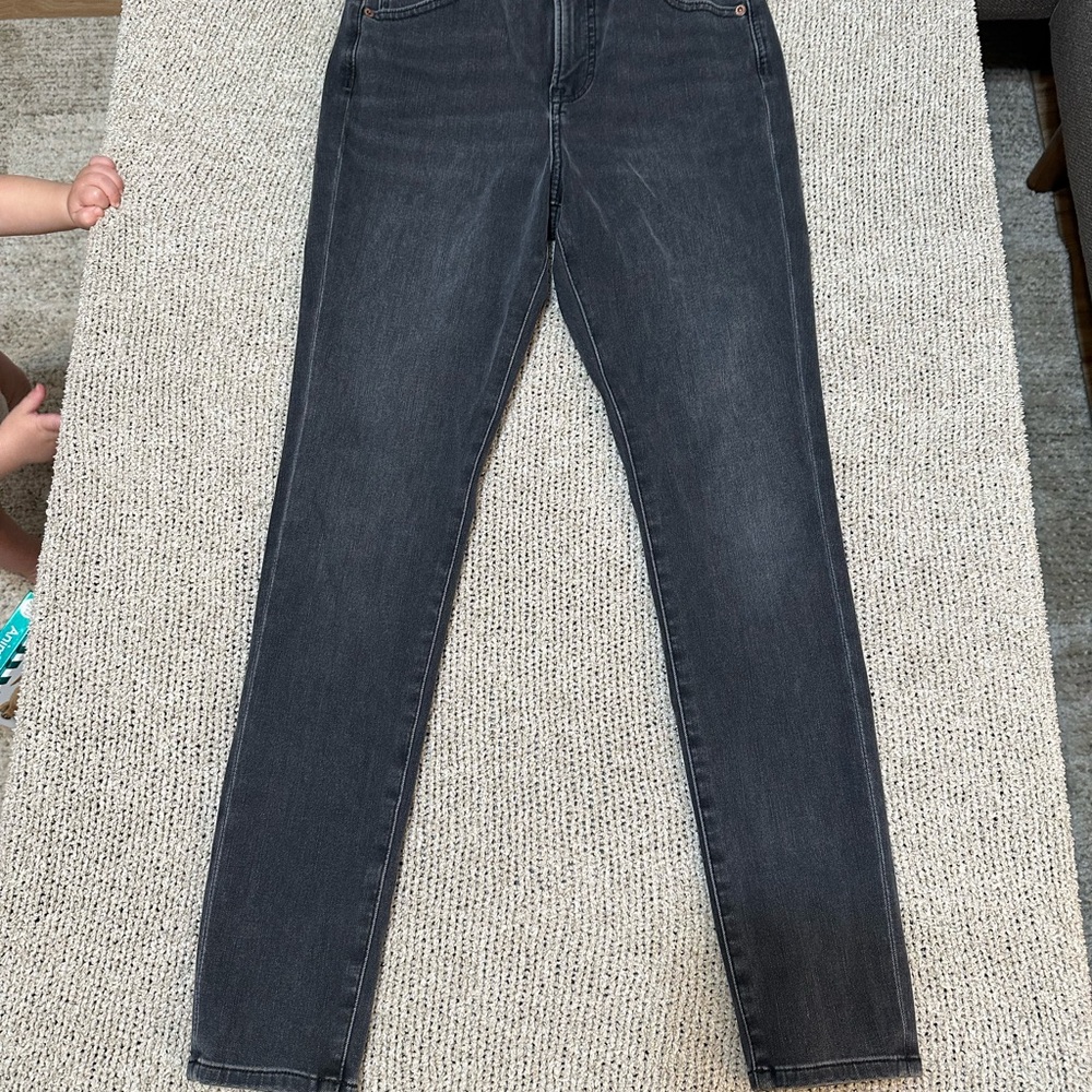 Classic Black Women's Jeans- skinny high rise-4 way hyper stretch